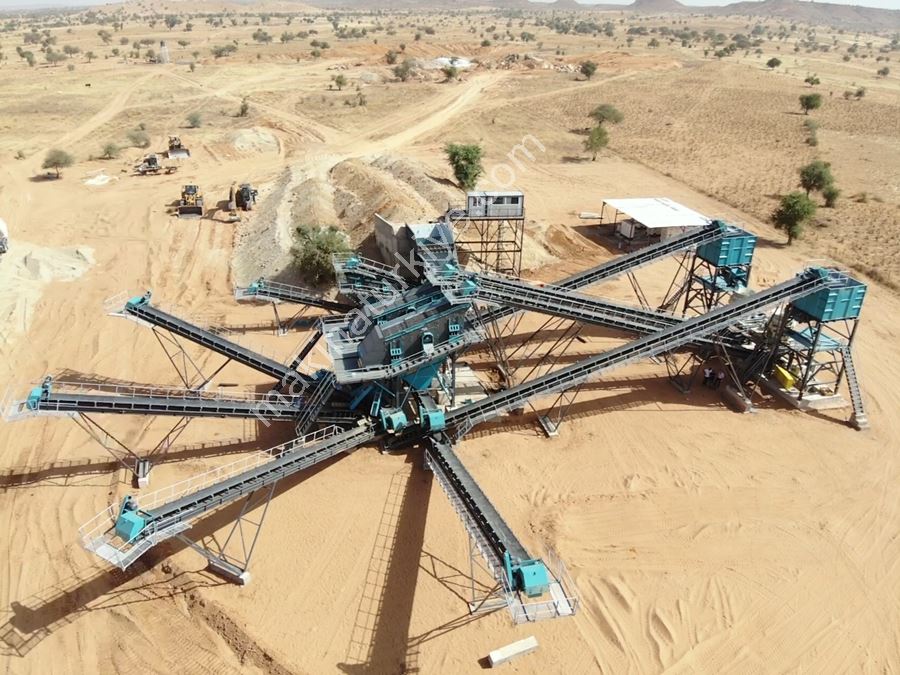 1.000 Ton Kapasiteli Sabit Taş Kırma Eleme Tesisi