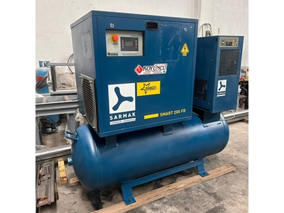 Sarmak Brand 15 kW Tank-Top Screw Compressor - 3