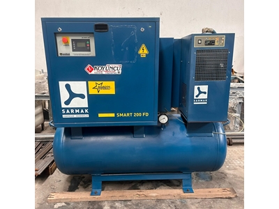 Sarmak Brand 15 kW Tank-Top Screw Compressor - 2