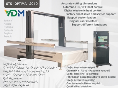 3000 mm/Dakika Eps Xps Strafor CNC Kesim Makinesi - 5