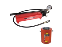 10 Ton 100 Mm Stroke Hydraulic Jack Set - 0