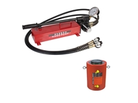 10 Ton 100 Mm Stroke Hydraulic Jack Set - 5