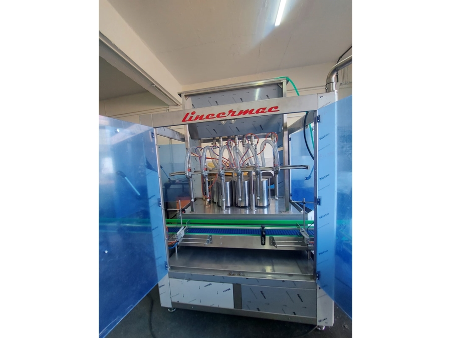 Adblue oder Frostschutzmittel 5lt-10lt 6 Düsen Flüssigkeitsfüllmaschine und Verschließmaschine