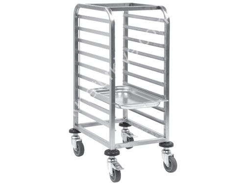 9 Floor Tray Transport Trolley