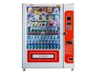 7 Shelves 68 Options Food Beverage Vending Machine