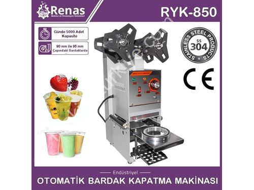 Masaüstü Otomatik Bardak Kapatma Makinası