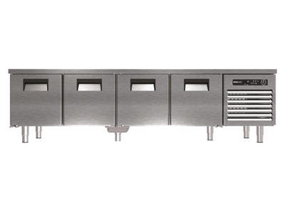 300 Litre Four-Door Undercounter Refrigerator - 0