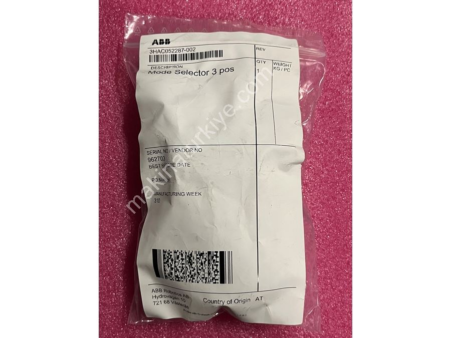 Abb 3Hac052287-002 Self-Locking 0-1-2 PLC Switch