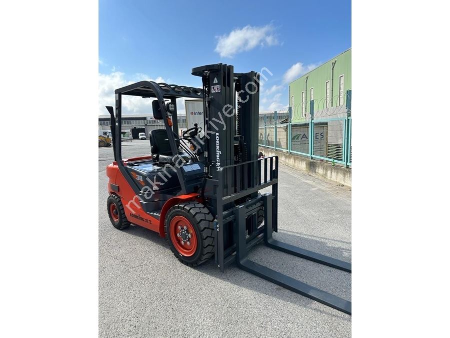Lonkıng 3 Ton Euro 5 Motorlu Dizel Tripleks Forklift