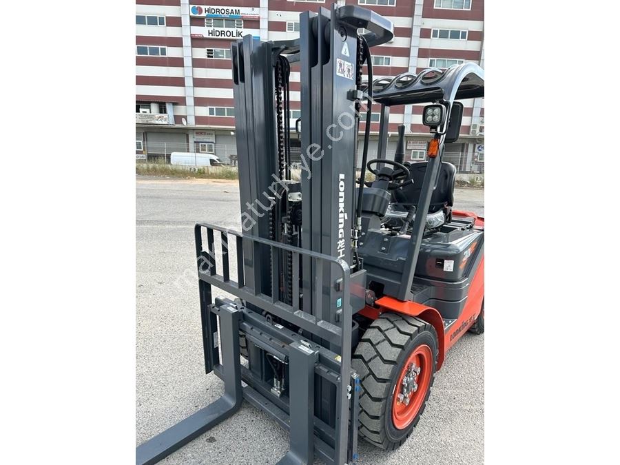 Lonkıng 3 Ton Euro 5 Motorlu Dizel Tripleks Forklift