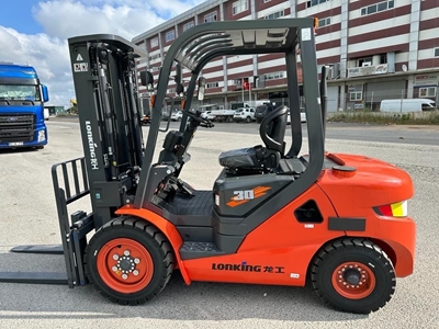 Lonkıng Euro 5 Motorlu 3 Ton Tripleks Dizel Forklift - 2