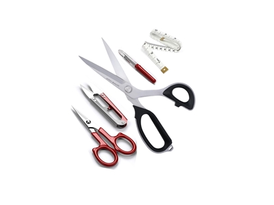 7250 Titanyum Uçlu Plastik Saplı Set 10 No 25 Cm Kumaş Kesim Makası  - 1