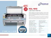 Kgl-1610 Dual Head Laser Cutting Machine