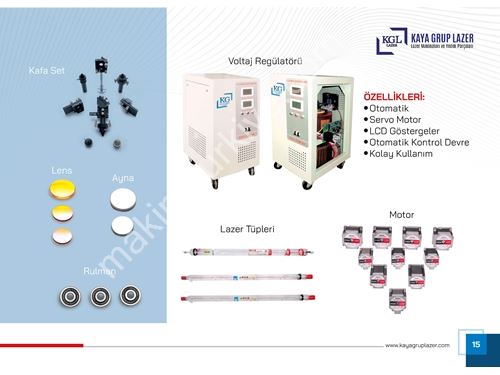 1000x1600mm 150W Kameralı Dört Kafa Lazer Kesim Makinası