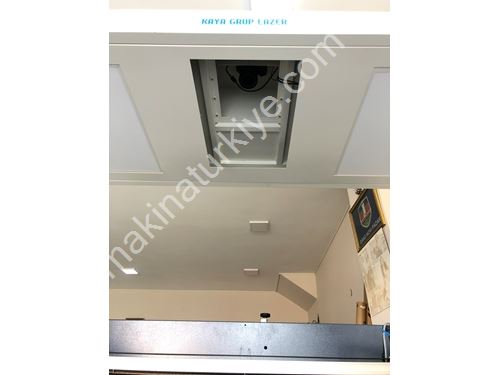 1000x1800 mm Çift Kafa Büyük Kameralı Konveyörlü Lazer Kesim Makinası