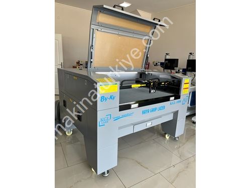 800x1000 mm 80W Çift Kafa Lazer Kesim Makinası