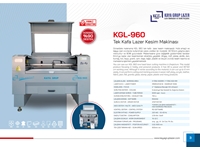 600x900 mm 150W Tek Kafa Lazer Kesim Makinası - 1