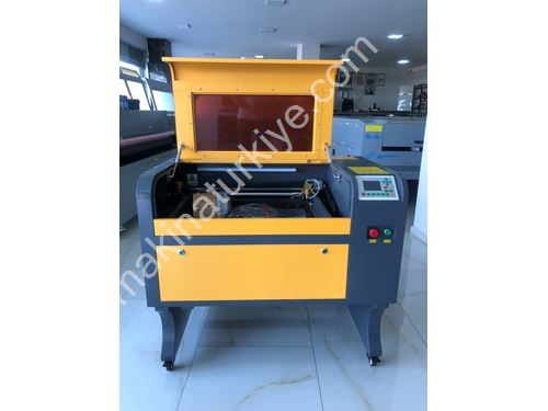 600x400 mm 50W Kaşe Lazer Kesim Makinası