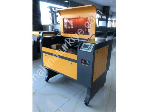 600x400 mm 50W Kaşe Lazer Kesim Makinası