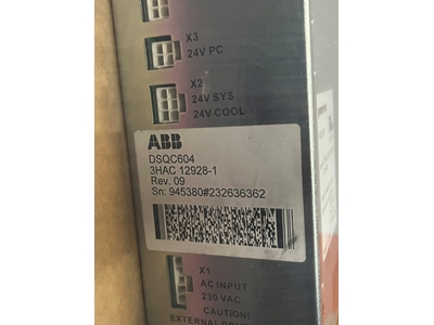 Блок управления электропитанием автоматизации ABB 3HAC12928-1 DSQC 604 - 5