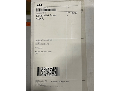 Блок управления электропитанием автоматизации ABB 3HAC12928-1 DSQC 604 - 6