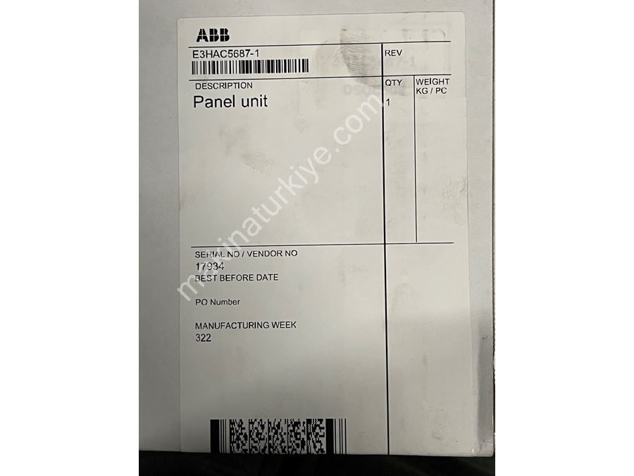 ABB 3HAC5687-1 DSQC 509 Panel Unit S4CPLUS Sicherheitskarte