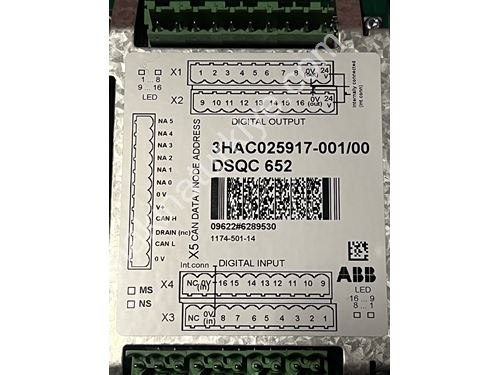 ABB 3HAC025917-001 Carte E/S DSQC 652