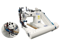 3 İğne Direct Drive Palet Çekicili Kot Kollu Dikiş Makinesi