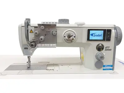 12 mm Tek İğnene Büyük Mekik Çift Papuç Deri Dikiş Makinası