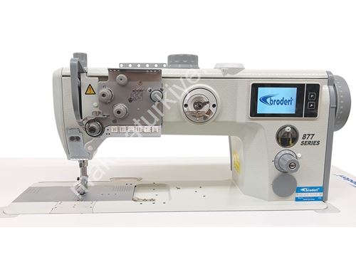 12 mm Tek İğnene Büyük Mekik Çift Papuç Deri Dikiş Makinası