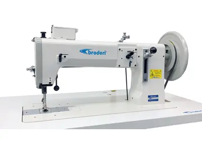 Extra Kalın Materyaller İçin Çift Pabuç Tek İğne Dikiş Makinası