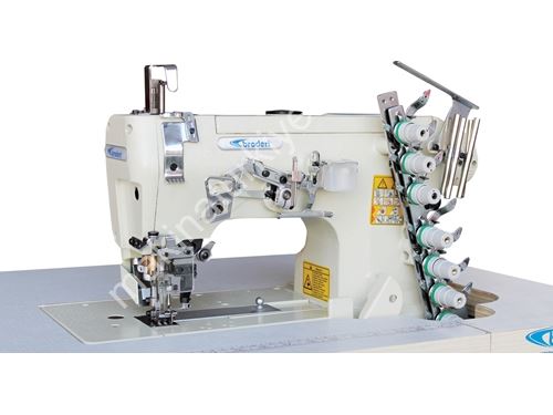 3 Needle Chain Stitch Pocket Welting Machine