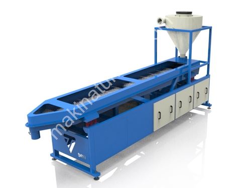 600-1000 Kg/Saat Titreşimli Plastik Granül Soğutuculu Vibrasyonlu Elek
