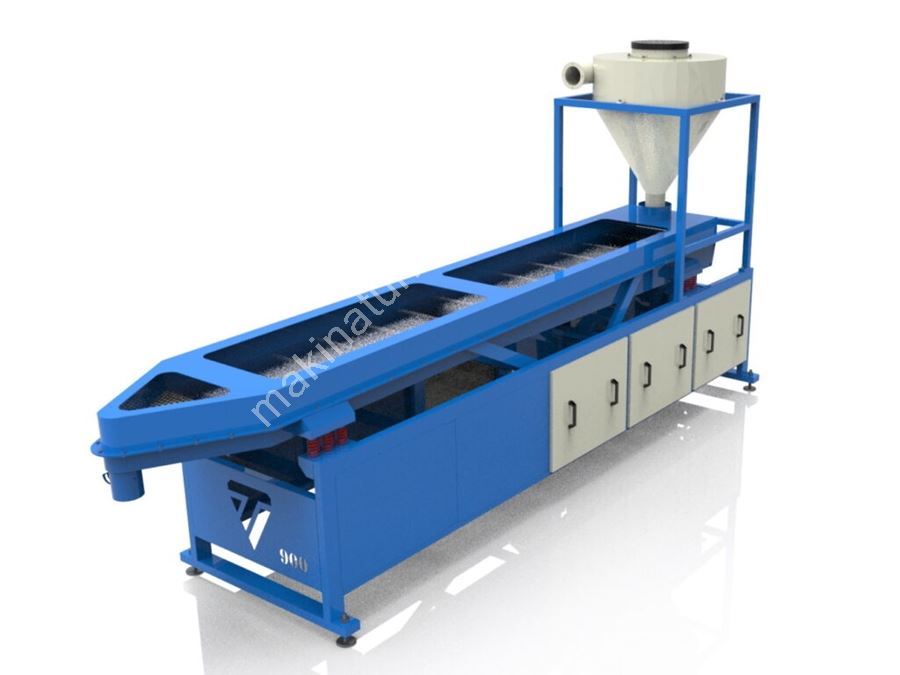 600-1000 Kg/Stunde Vibrations-Plastikgranul-Kühler-Vibrationssieb