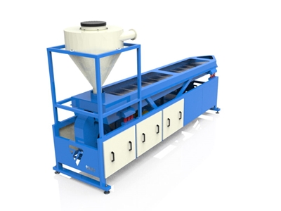 600-1000 Kg/Stunde Vibrations-Plastikgranul-Kühler-Vibrationssieb - 1