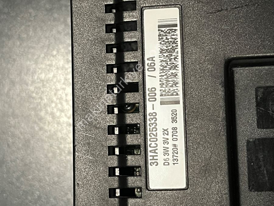ABB 3HAC025338-006 D6 3W 3V Robot Servo Sürücü Kontrol Ünitesi