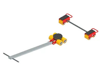 6 Ton 3'Lü Set Ağır Yük Taşıma ( Domuz ) Arabası