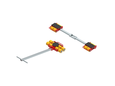 12 Ton 3'Lü Set Ağır Yük Taşıma (Domuz) Arabası - 1