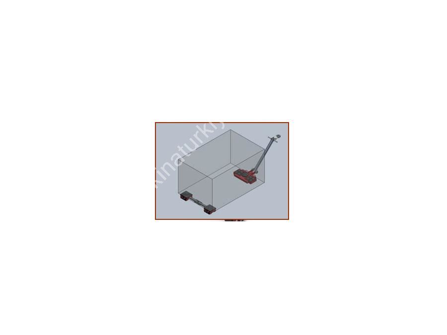 12 Ton 3'Lü Set Ağır Yük Taşıma (Domuz) Arabası