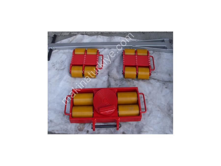 12 Ton 3'Lü Set Ağır Yük Taşıma (Domuz) Arabası