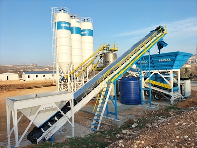 100m3/H Twin Shaft Concrete Plant - 10