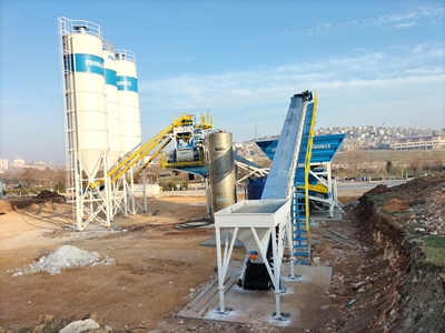 100m3/H Twin Shaft Concrete Plant - 15