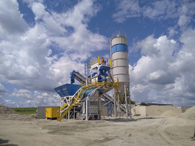 100m3/H Twin Shaft Concrete Plant - 9