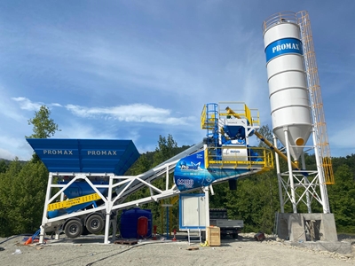 100m3/H Twin Shaft Concrete Plant - 3