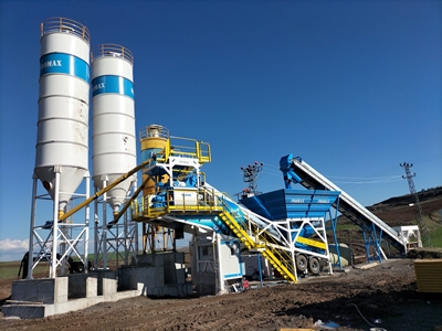 100m3/H Twin Shaft Concrete Plant - 4