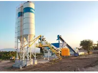 60m3/H Wet System Mobile Concrete Batching Plant