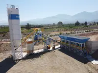 100m3/H Compact Type Concrete Batching Plant