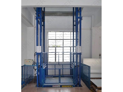 Ascenseur à marchandises hydraulique double piston de 3 tonnes et de 8 mètres - 2