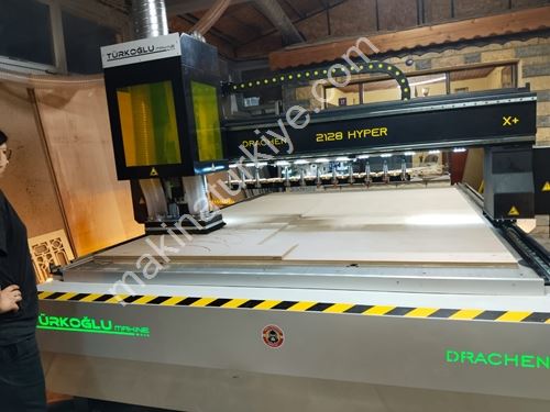 210x370x20 cm CNC Ahşap İşleme Makinası