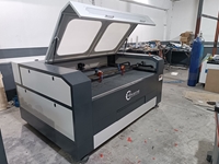 160x100 cm Çift Kafa Tekstil Lazer Kesim ve Kazıma Makinesi